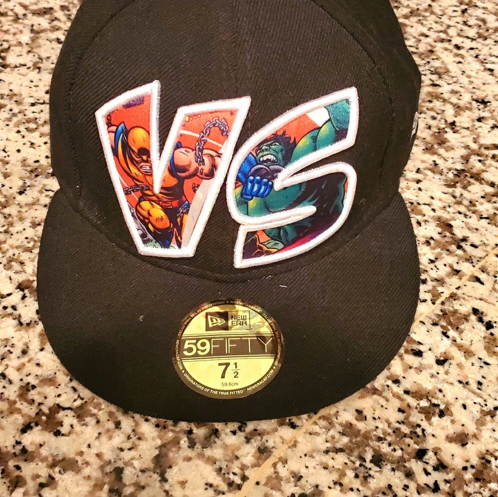 New era hulk vs wolverine hat 7 1/2